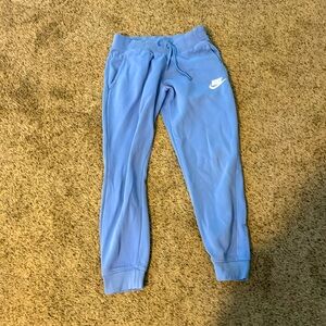 Blue Nike Kids joggers
